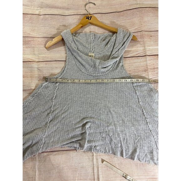 Free People We The Free Grey Women's Swing It Cowl Neck Tank - XS - Picture 7 of 12
